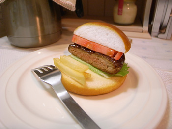 ハンバーガー／スマホスタンド