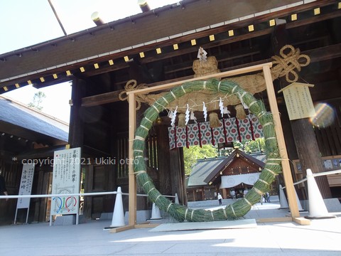 北海道神宮／茅の輪くぐり