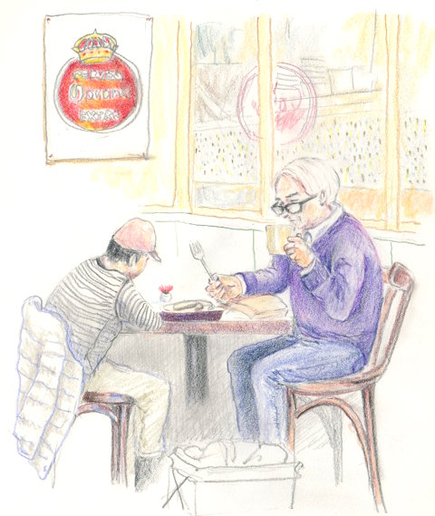 おじいさんと少年